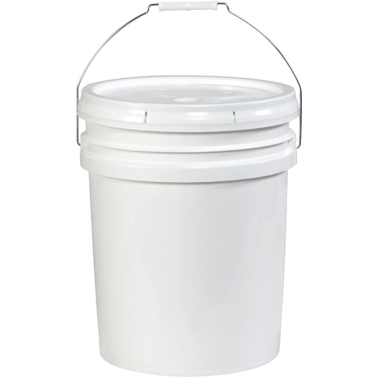 5 Gallon Plastic Bucket, Open Head - Navy Blue