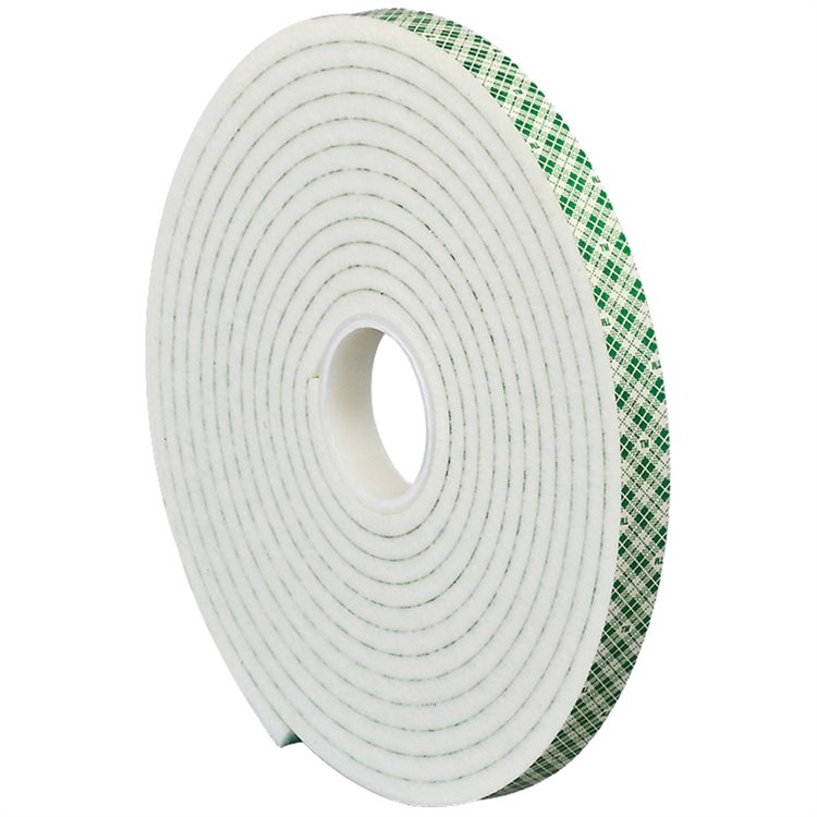 Tape Logic Double-Sided Foam Squares, 1/32, 1/2 x 1/2, White, 1296/Roll  - Tony's Restaurant in Alton, IL