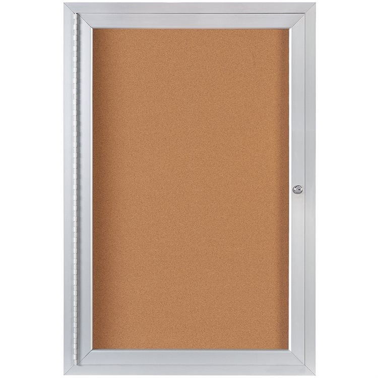 2 x 3' Enclosed Cork Board with Aluminum Frame