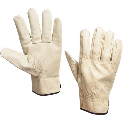 Cowhide Leather Drivers Gloves - Large