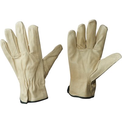 Pigskin Leather Drivers Gloves - Medium