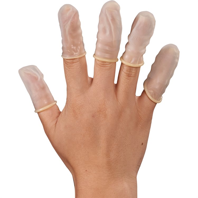 Latex Finger Cots Powder-Free - Xlarge