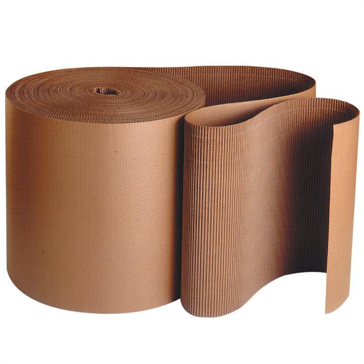 X B Flute Kraft Singleface Corrugated Roll